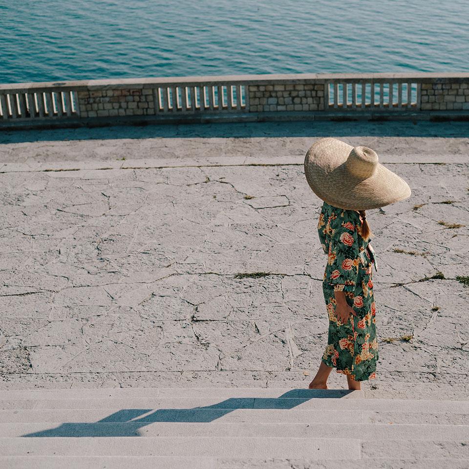 Rossella nastro nero, vendita online di cappelli di paglia