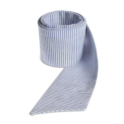 Blue striped ribbon