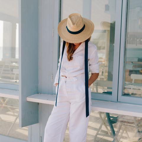 Lady-Bogart-white-ribbon-straw-sun-hats-Montegallo