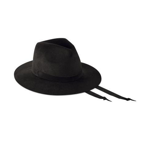 Lady Fedora 6,5 cm - Velour black