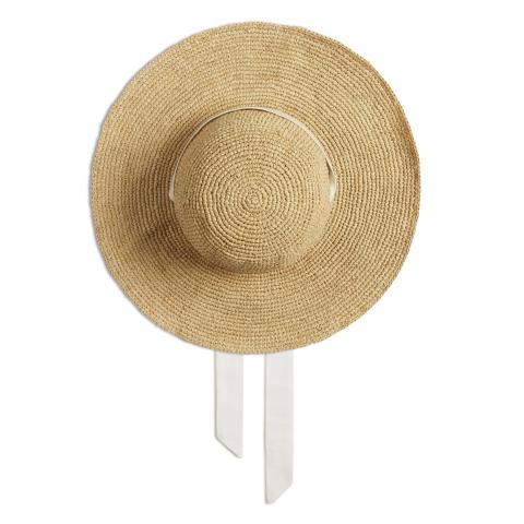 Travel-olive-green-ribbon-women-straw-hats-Montegallo