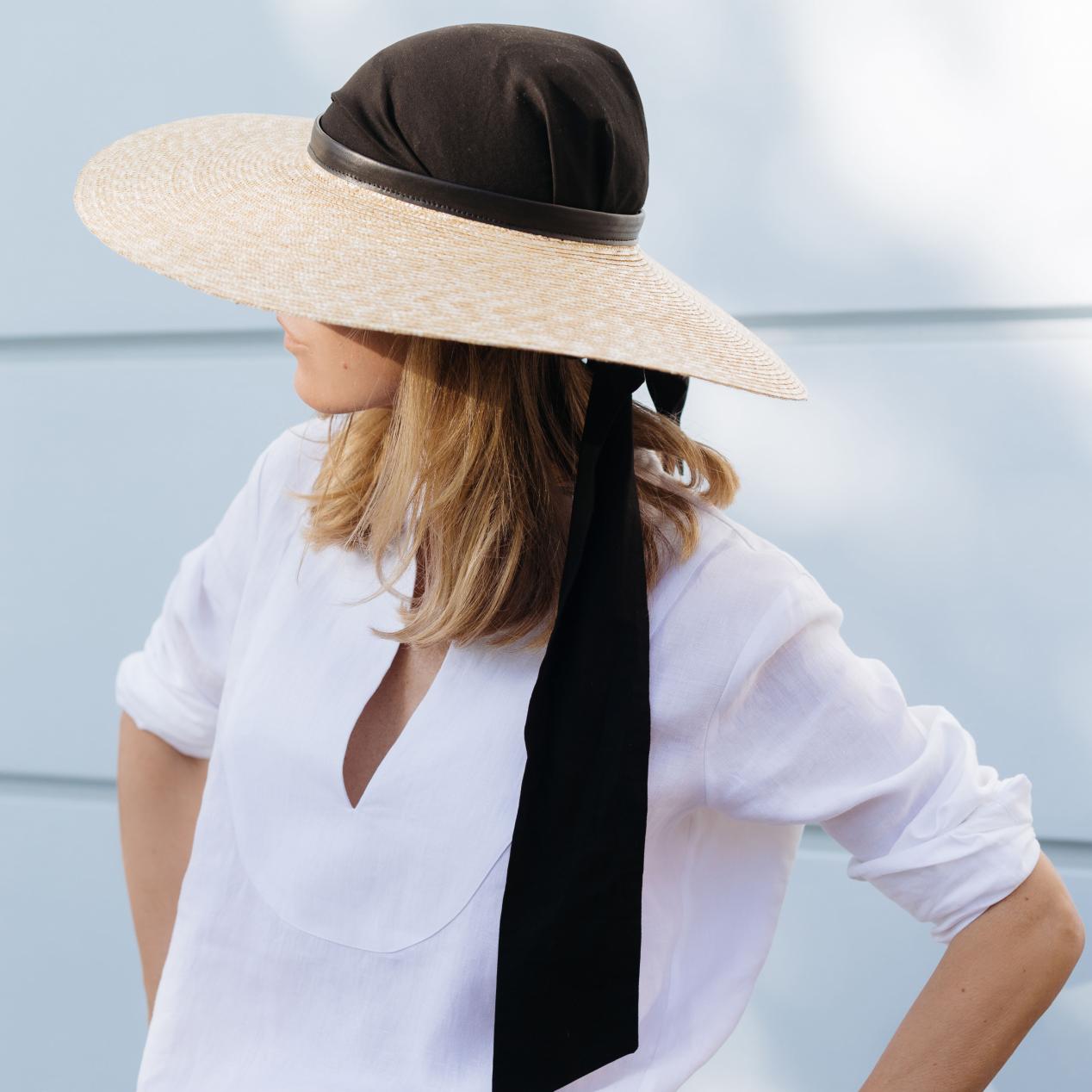 Brim-black-straw-beach-hats-Montegallo 