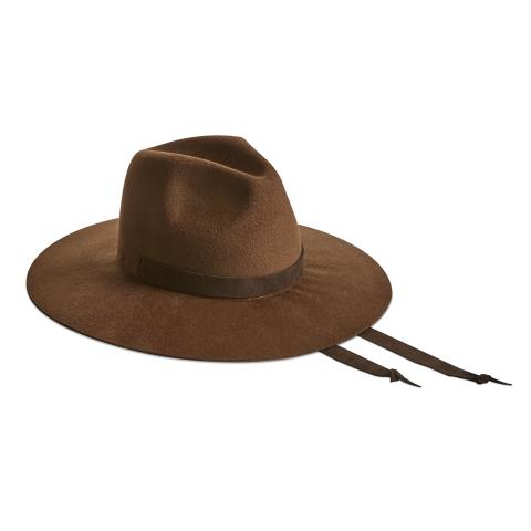 Big Fedora 9 cm - Velour castoro