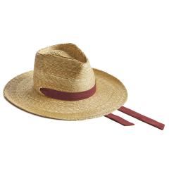 Lady-Bogart-bordeaux-ribbon-straw-hats-Montegallo