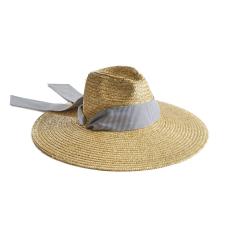 Liberty-blue-striped-ribbon-straw-beach-hats-Montegallo 